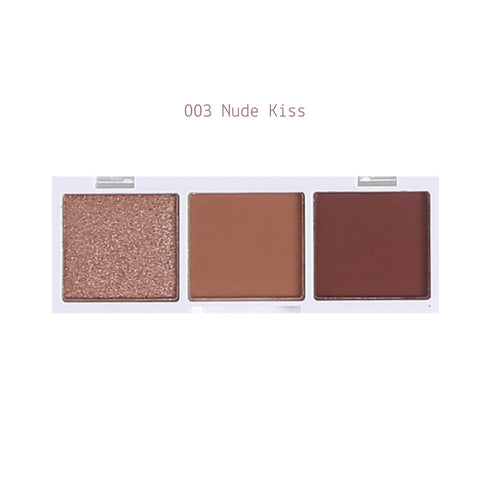 3 Colors Mini Palette Ombretti Matte e Shimmer