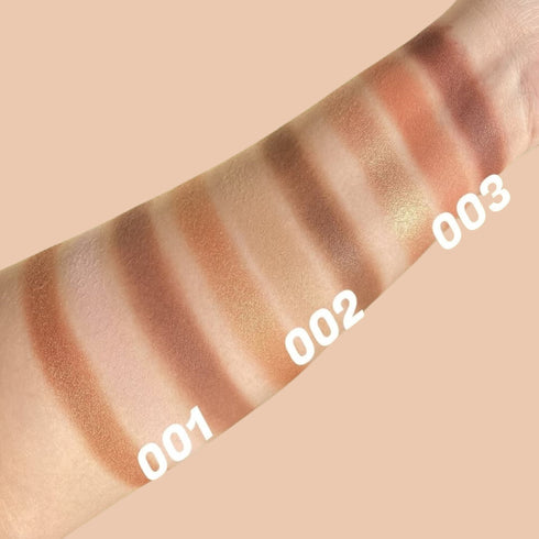 3-Steps Sculpting Palette Viso per Contouring e Bronzing