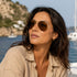 Amber Pilot | Occhiali da Sole Aviator Gold con Lenti Ambra Wynie