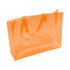 Beach Bag Fluo WYNIE - Maxi Borsa Mare Trasparente Colorata in PVC, colore arancione fluo