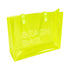 Beach Bag Fluo WYNIE - Maxi Borsa Mare Trasparente Colorata in PVC, colore giallo fluo