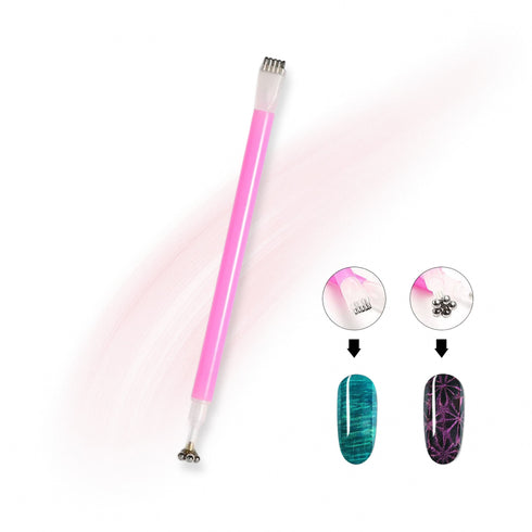 Wynie Magnete Multifunzione per Smalto Cat Eye Magnetico - Doppia Testa / Effetto Spazzola