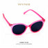 Candy Fluo | Occhiali da Sole Rounded Rosa Trasparente Wynie