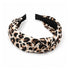 Cerchietto per Capelli Imbottito Animalier Wynie, animalier leopardato chiaro