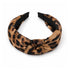 Cerchietto per Capelli Imbottito Animalier Wynie, animalier leopardato scuro