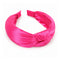 Cerchietto per Capelli Satinato con Nodo Wynie, rosa fucsia satin