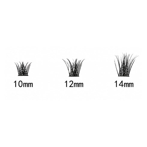 Ciglia Finte a Ciuffetti Multipack S, M, L 10-12-14 mm | Wynie UA161720