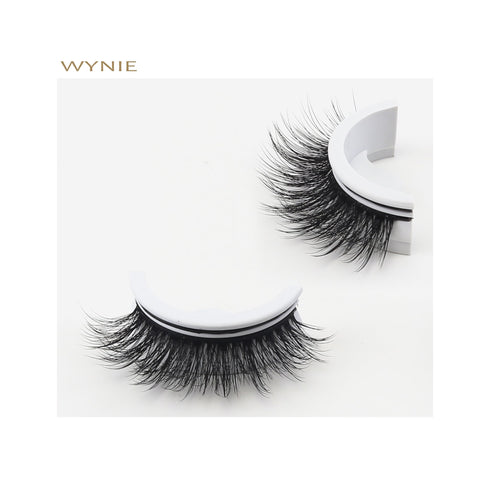 Ciglia Finte Auto-Adesive Volume Fluffy Natural - UA157523 | Senza Colla, Facili da Applicare WYNIE