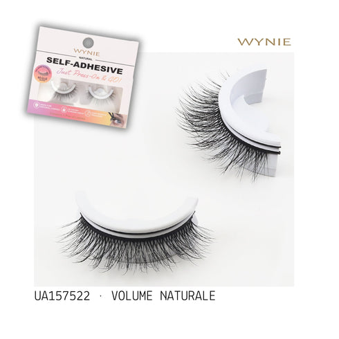 Ciglia Finte Auto-Adesive Naturali - UA157522 | Senza Colla, Facili da Applicare WYNIE