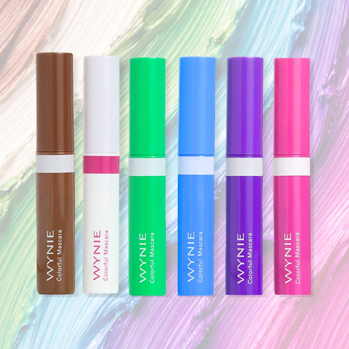 Colorful Mascara Set Completo Wynie | Kit Occhi 6 Mascara Colorati