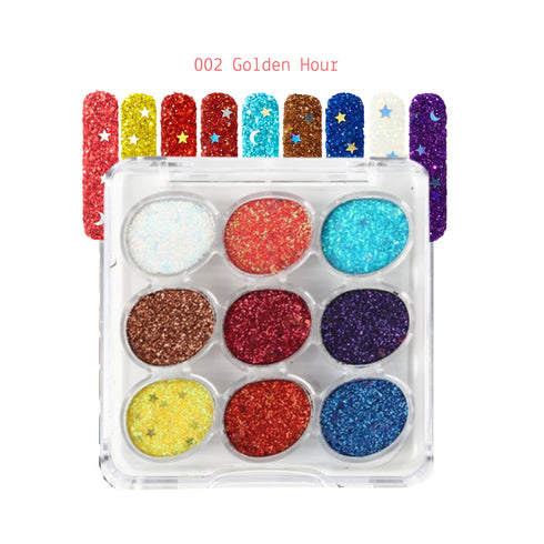 Cream Glitter Eyeshadow - Palette Occhi Glitterata Wynie