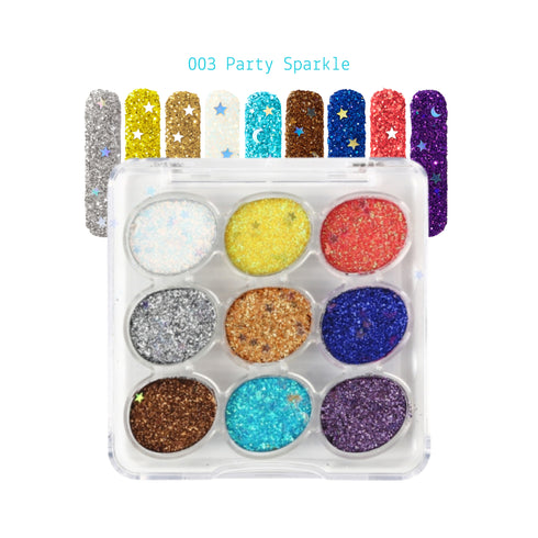 Cream Glitter Eyeshadow - Palette Occhi Glitterata Wynie