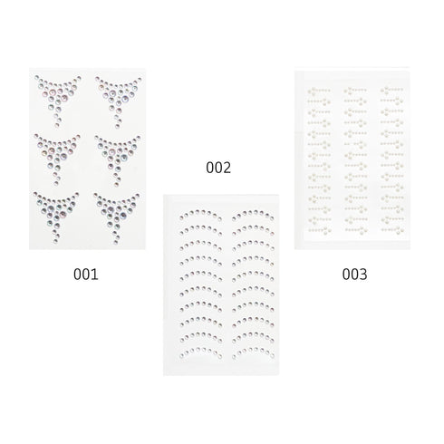 Crystal Eye Art | Adesivi per il Viso con Gemme Iridescenti WYNIE
