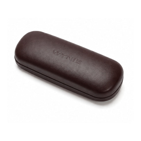 Custodia Rigida Porta Occhiali Sewrigrafata Wynie | Accessori per occhiali da sole e da vista, marrone scuro
