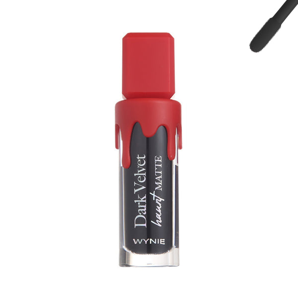 Dark Velvet Haunt Matte Liquid Lipstick – Rossetto Liquido Nero Opaco Halloween da Collezione