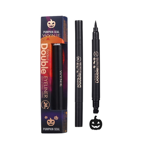 Pumpkin Seal Double Eyeliner & Stamp - in Penna con Stampino Zucca Halloween