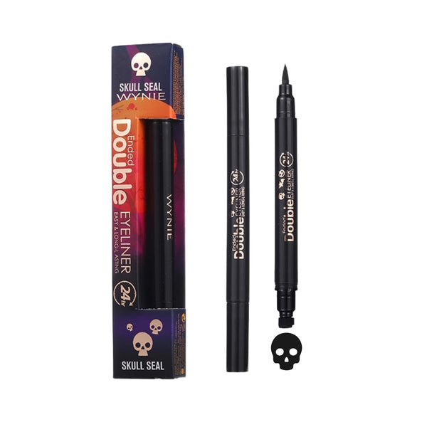 Skull Seal Double Eyeliner & Stamp - in Penna con Stampino Teschio Halloween