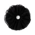 Elastico per Capelli Scrunchie Plissettato Effetto Chiffon Plissettato Wynie, nero