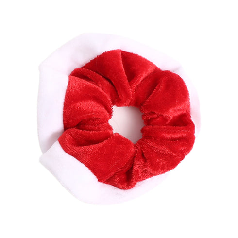 Elastici Scrunchies Natale in Tessuto Rosso | Wynie Christmas Collection