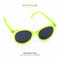 Electric Fluo | Occhiali da Sole Rounded Giallo Trasparente Wynie