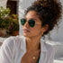Emerald Pilot | Occhiali da Sole Aviator Gold con Lenti Verdi Wynie