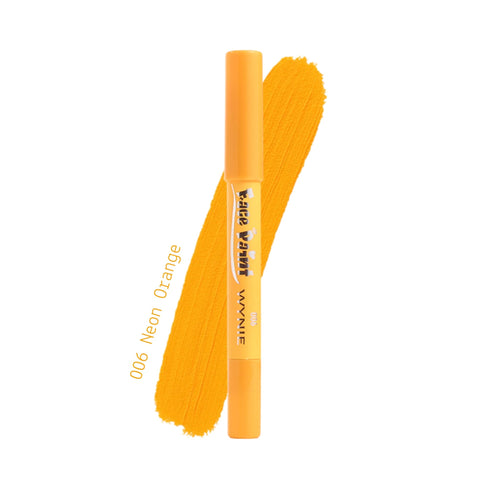 Wynie Face Paint Stick Pencil FLUO - Penna per Occhi, Viso e Corpo | Make-up Halloween, Carnevale, Cosplay