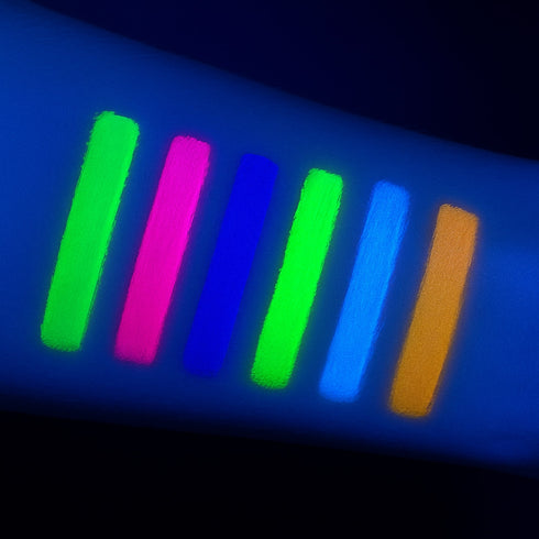 Wynie Face Paint Stick Pencil FLUO - Penna per Occhi, Viso e Corpo | Make-up Halloween, Carnevale, Cosplay