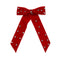 Fermaglio Fiocco in Velluto Rosso con Strass Natale | Wynie Christmas Collection