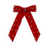 Fermaglio Fiocco in Velluto Rosso con Strass Natale | Wynie Christmas Collection
