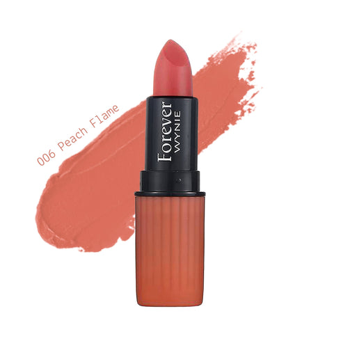 Forever Lipstick - Rossetto Cremoso Opaco di Wynie Cosmetics 006 Peach Flame