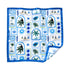 Foulard Stampato Fantasia Estiva WYNIE azzurro | Accessori Moda e Sciarpe