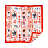 Foulard Stampato Fantasia Estiva WYNIE rosso | Accessori Moda e Sciarpe