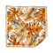 Foulard Stampato Fantasia Foglie WYNIE marrone oro | Accessori Moda e Sciarpe