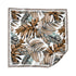 Foulard Stampato Fantasia Foglie WYNIE marrone scuro | Accessori Moda e Sciarpe