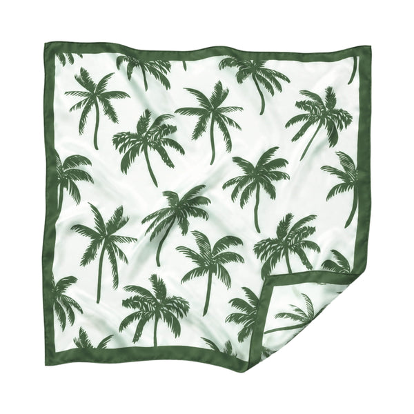 Foulard Stampato Palme WYNIE verde | Accessori Moda e Sciarpe