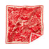 Sciarpa da Collo e Foulard Stampato Fantasia Tropicale WYNIE rosso