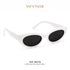 Pop White | Occhiali da Sole Ovali Bianco WYNIE