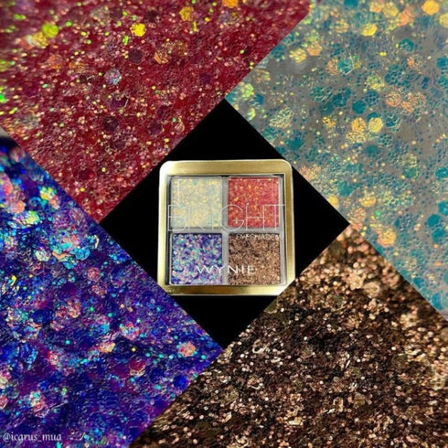 Glitter Bright Quad - Palette Occhi Glitterata 001