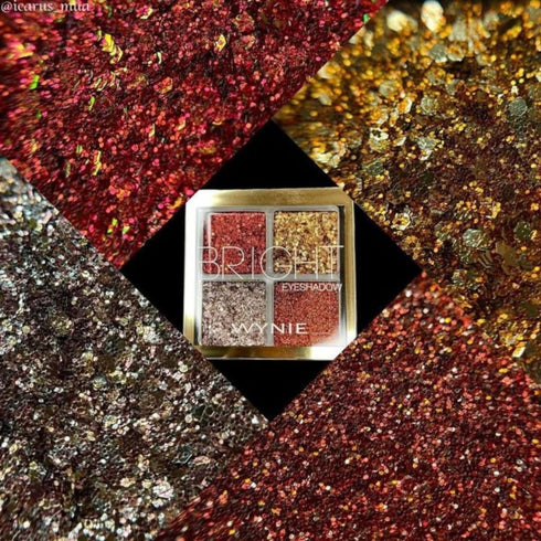 Glitter Bright Quad - Palette Occhi Glitterata 002