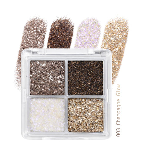 Glitter Bright Quad - Palette Occhi Glitterata 003