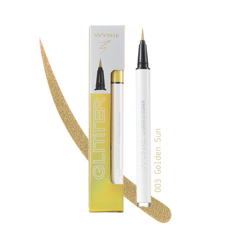 Glitter Charm Eyeliner in Penna Wynie 003 Golden Sun, giallo