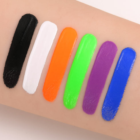 WYNIE Glow Face Paint 02 – Tinta per il Viso | Make-up Halloween, Carnevale, Cosplay