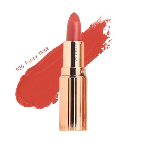 GoldCreme Matte Lipstick - Rossetto Cremoso Opaco 006 Fiery Nude