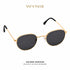 Golden Horizon | Occhiali da Sole Rounded Gold con Lenti Fumé Wynie