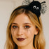 HALLOWYNIE Diadema Cerchietto per Capelli Ragno Nero | Halloween Edition