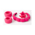 Wynie Skincare Headband Set - Cerchietto, Polsini e Pinza per Capelli in Spugna per la Pulizia del Viso Fucsia Intrenso