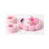 Wynie Skincare Headband Set - Cerchietto, Polsini e Pinza per Capelli in Spugna per la Pulizia del Viso Rosa Chiaro