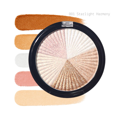 Iluminaty Multi Highlighter Palette Viso 5 Illuminanti In Polvere Wynie 001