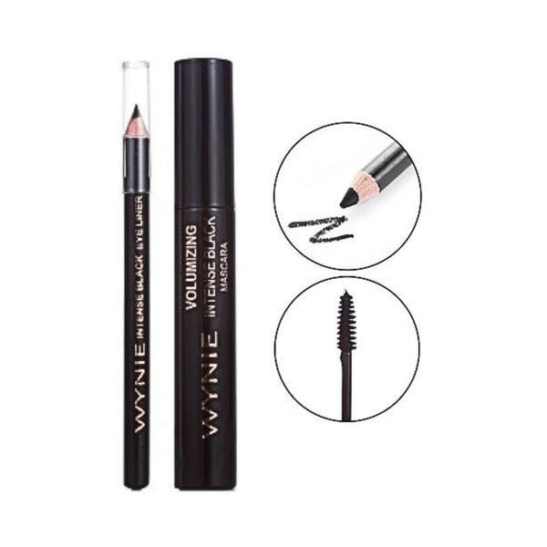 Intense Black Eye Kit Mascara & Eyeliner - Mascara Volumizzante e Matita Occhi