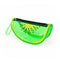 Wynie Jelly Case Kiwi – Pochette Beauty in PVC Trasparente Effetto Glossy